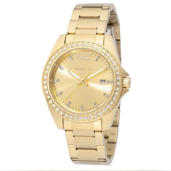 Invicta Angel Unisex Watch - 38mm, Gold